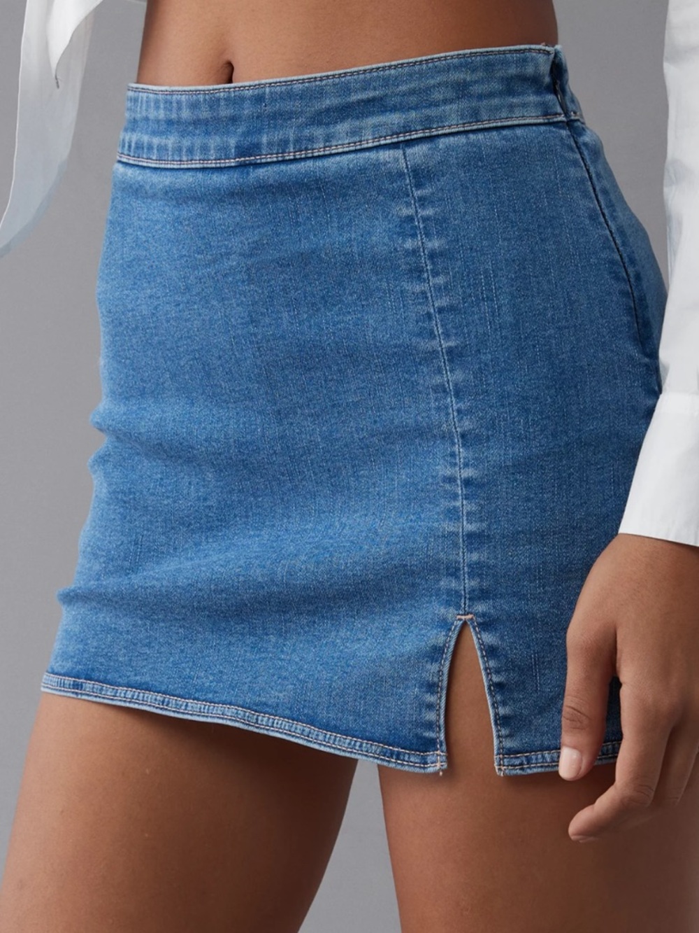 RSQ Dark Indigo Denim Mini Skirt